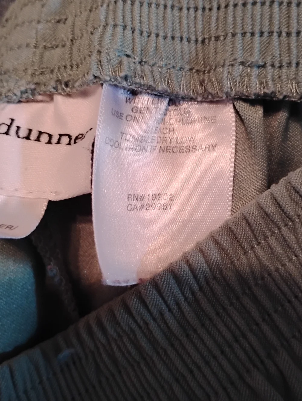 Alfred Dunner Pants, Set of 2, Beige & Green, Size 10, Polyester, Pre-owned - Picture 11 of 11